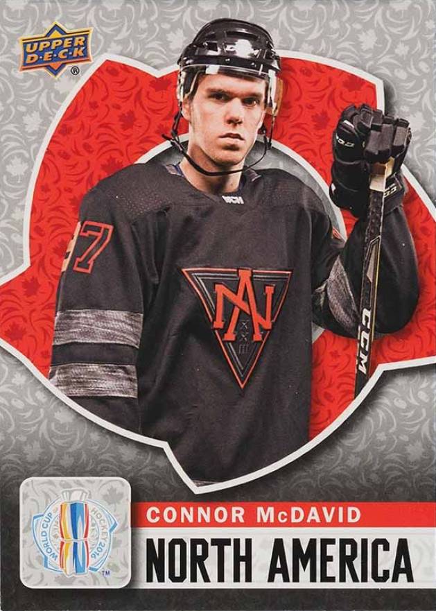 2016 Upper Deck World Cup of Hockey Connor McDavid #WCH26 Hockey Card