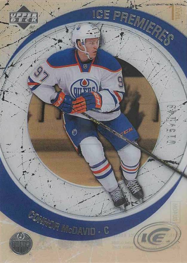 2015 Upper Deck Ice 2005-06 Retro Ice Premieres Connor McDavid #R-30 Hockey Card