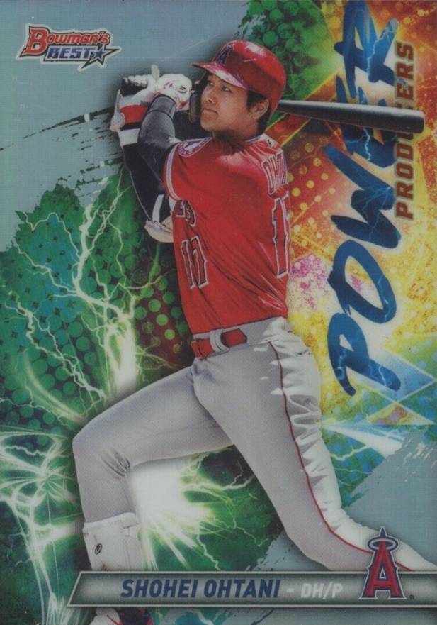 2019 Bowman's Best Power Producers Shohei Ohtani #PP-SO Baseball Card