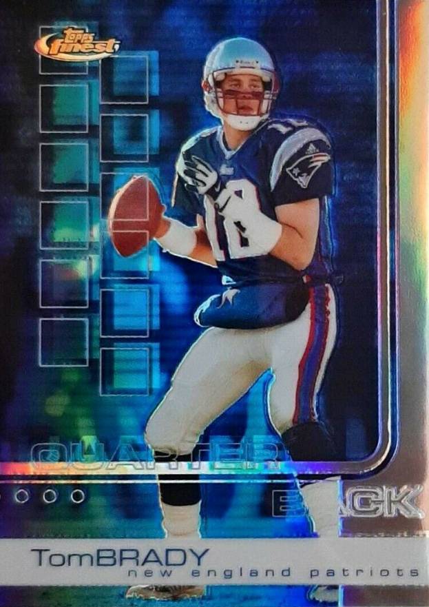 2002 Finest Tom Brady #50 Football Card