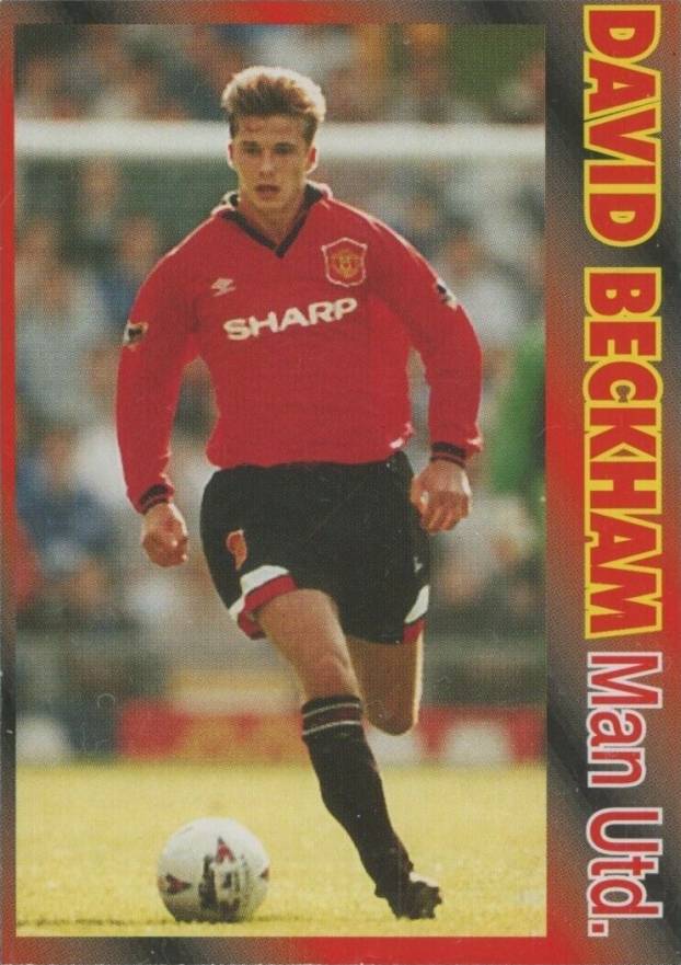 1995 LCD Publishing Premier Soccer Strikers David Beckham #62 Soccer Card