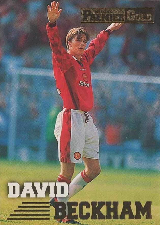 1996 Merlin's Premier Gold David Beckham #92 Soccer Card