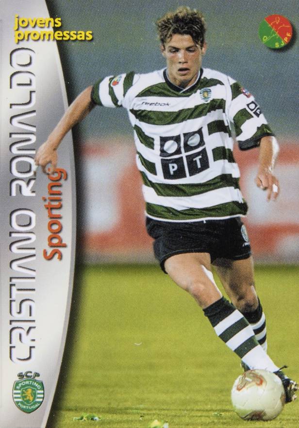 2003 Panini Sports Mega Craques Cristiano Ronaldo #9 Soccer Card
