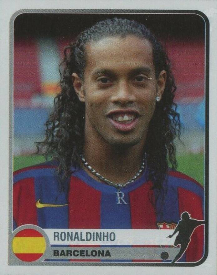 2005 Panini Champions of Europe 1955-2005 Ronaldinho #73 Soccer Card