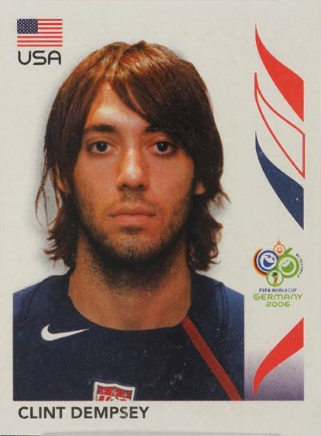 2006 Panini World Cup Germany Sticker Clint Dempsey #350 Soccer Card