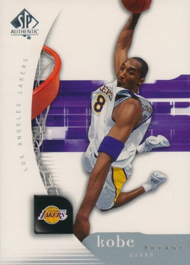 2005 SP Authentic Kobe Bryant #38 Basketball Card