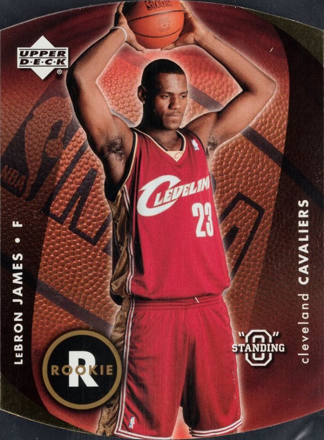 2003 Upper Deck Standing O LeBron James #85 Basketball Card