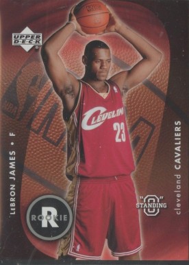 2003 Upper Deck Standing O LeBron James #85 Basketball Card