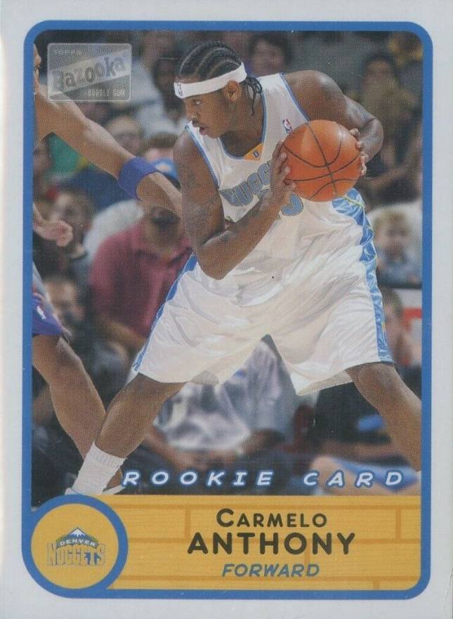 2003 Bazooka Carmelo Anthony #240 Basketball Card