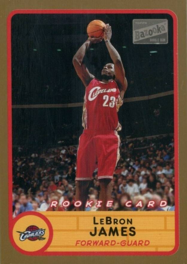 Auction Prices Realized Basketball Cards 2003 Bazooka LeBron James