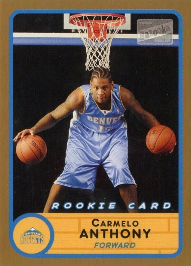 2003 Bazooka Carmelo Anthony #240 Basketball Card