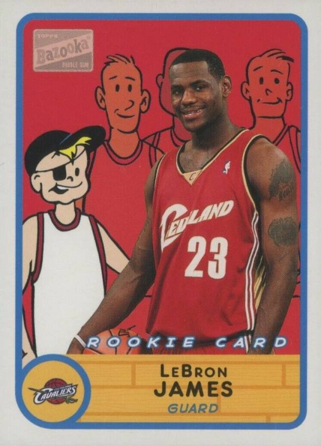 2003 Bazooka LeBron James #276 Basketball Card