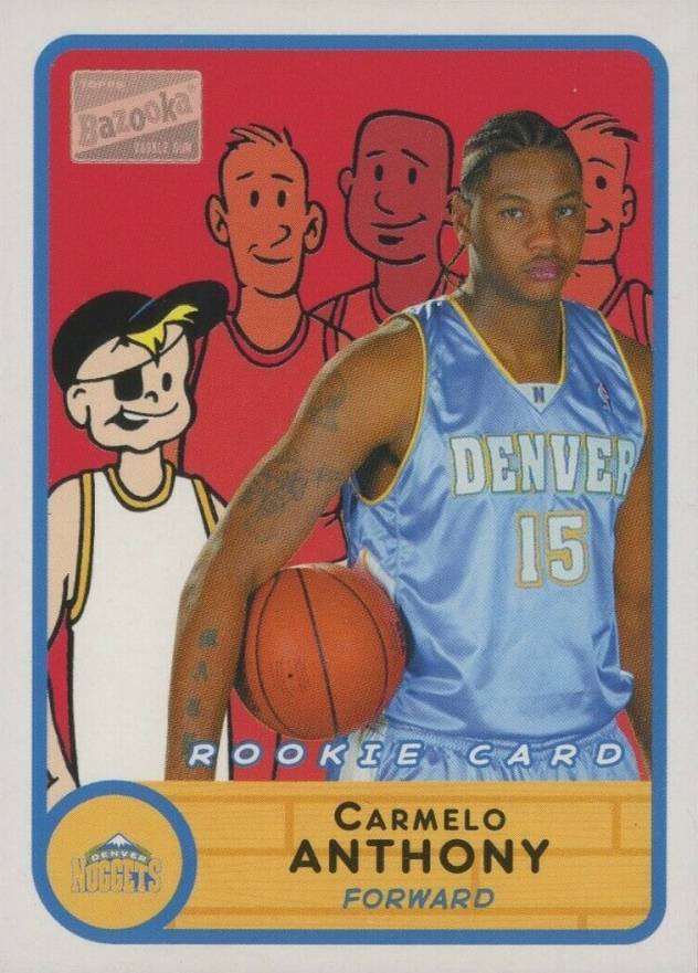 2003 Bazooka Carmelo Anthony #278 Basketball Card