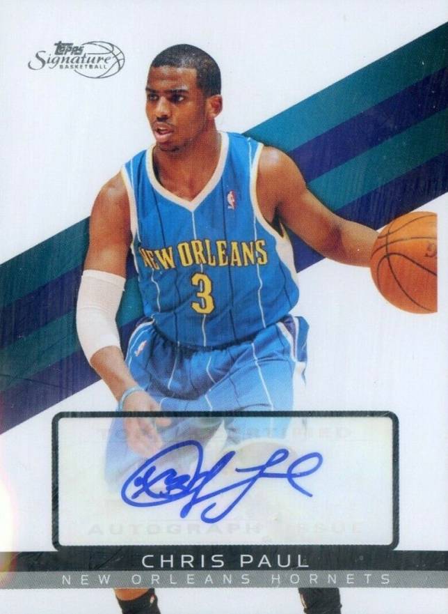 2008 Topps Signature Autographs Chris Paul #TSACP Basketball Card