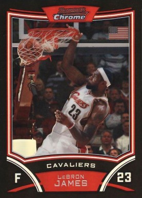 2008 Bowman Chrome LeBron James #3 Basketball Card