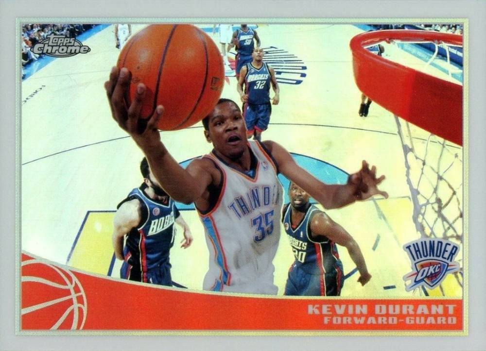 2009 Topps Chrome Kevin Durant #68 Basketball Card