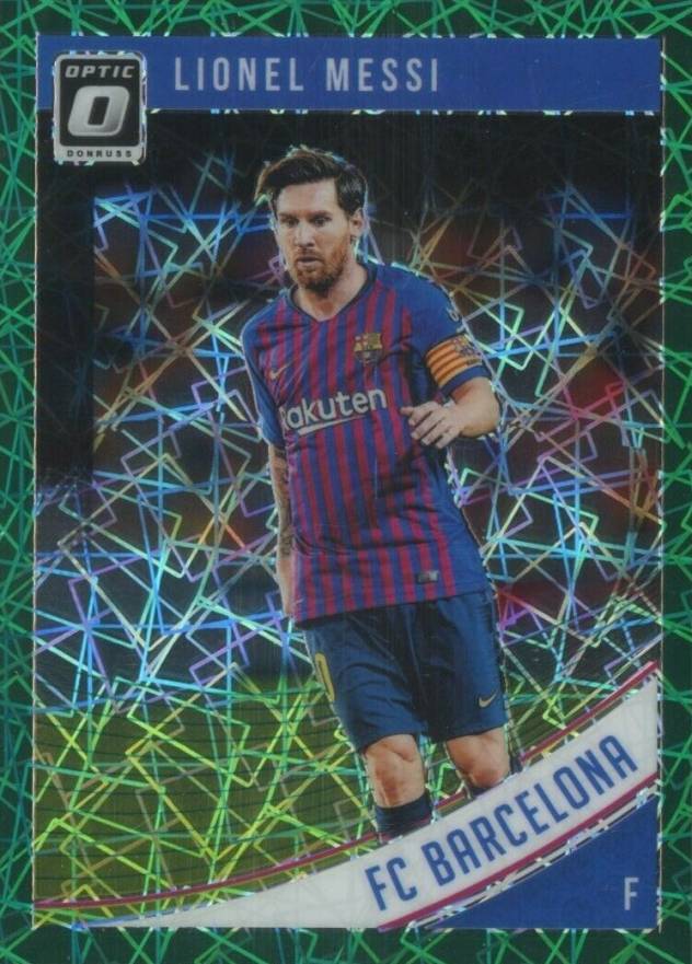 2018 Panini Donruss Lionel Messi #1 Soccer Card