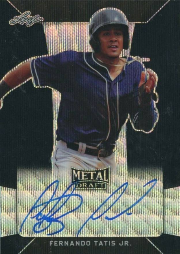2018 Leaf Metal Draft Autograph Fernando Tatis Jr. #BAFT1 Baseball Card