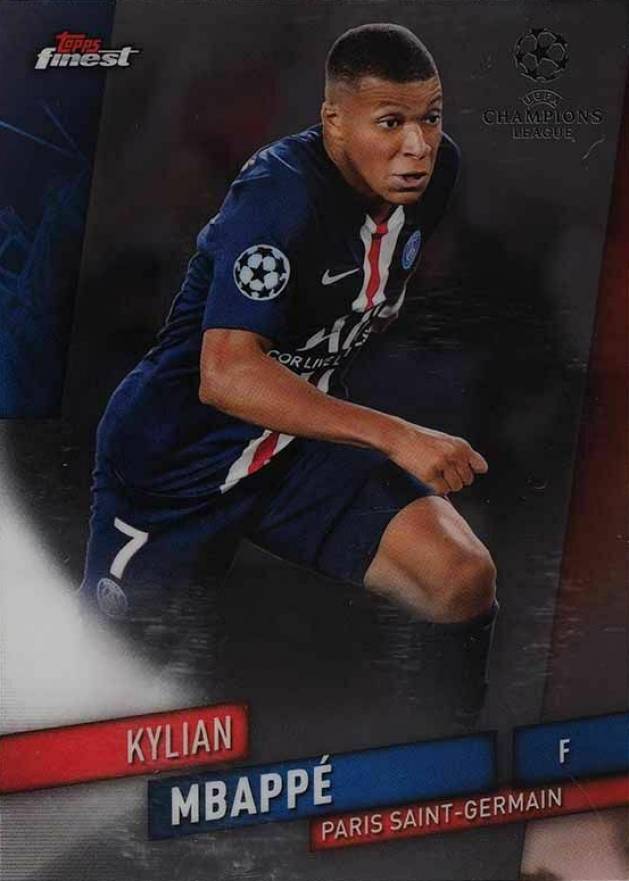 2019 Finest UEFA Champions League Kylian Mbappe #89 Boxing & Other Card