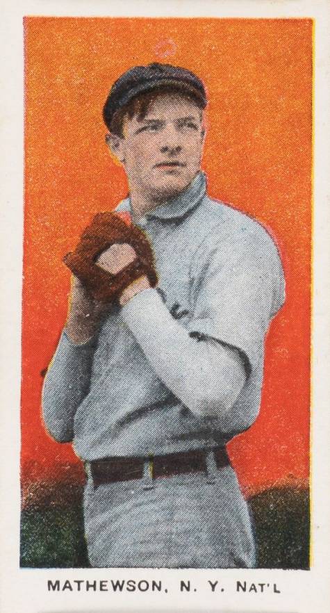 1910 Standard Caramel Mathewson, N.Y. Nat'l # Baseball Card
