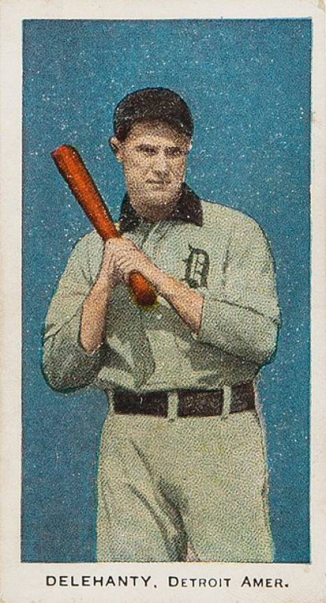 1910 Standard Caramel Delahanty, Detroit Amer # Baseball Card