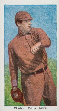 1910 Standard Caramel Plank, Phila. Amer. # Baseball Card