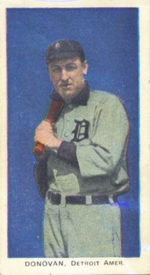 1910 Standard Caramel Donovan, Detroit Amer. # Baseball Card
