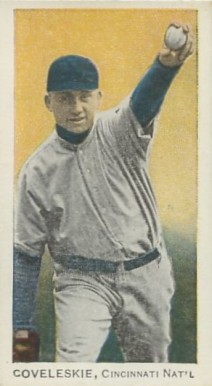 1910 Standard Caramel Coveleskie, Cincinnati Nat'l. # Baseball Card