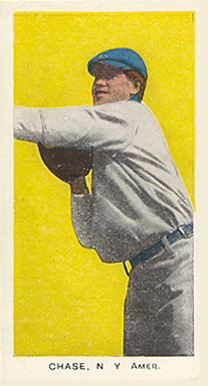 1910 Standard Caramel Chase, N.Y. Amer. # Baseball Card
