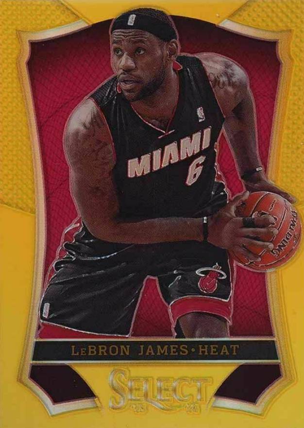 2013 Panini Select LeBron James #24 Basketball Card