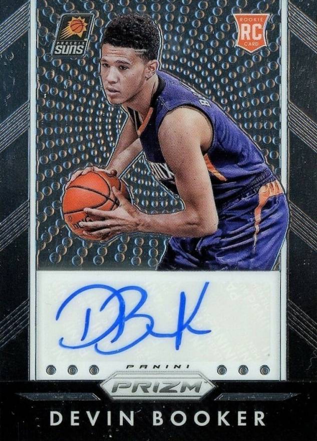 2015 Panini Prizm Autographs Devin Booker #DBK Basketball Card