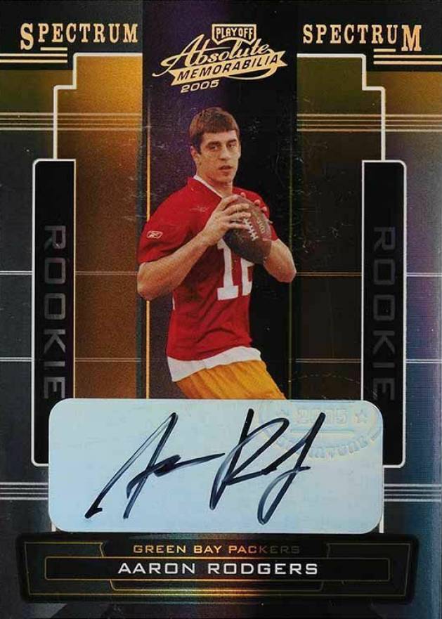 2005 Playoff Absolute Memorabilia Aaron Rodgers #180 Football Card