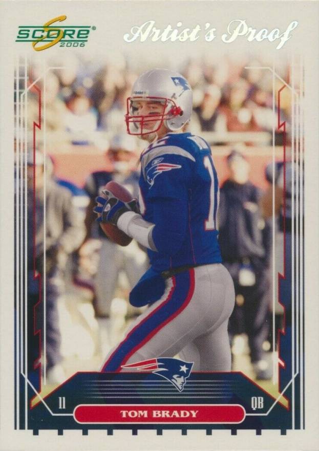 2006 Score Tom Brady #162 Football Card