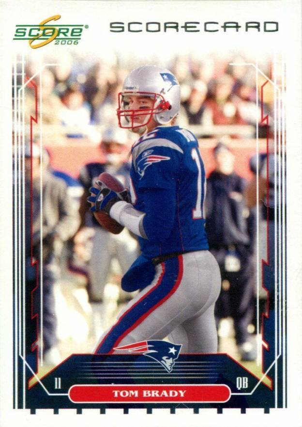 2006 Score Tom Brady #162 Football Card