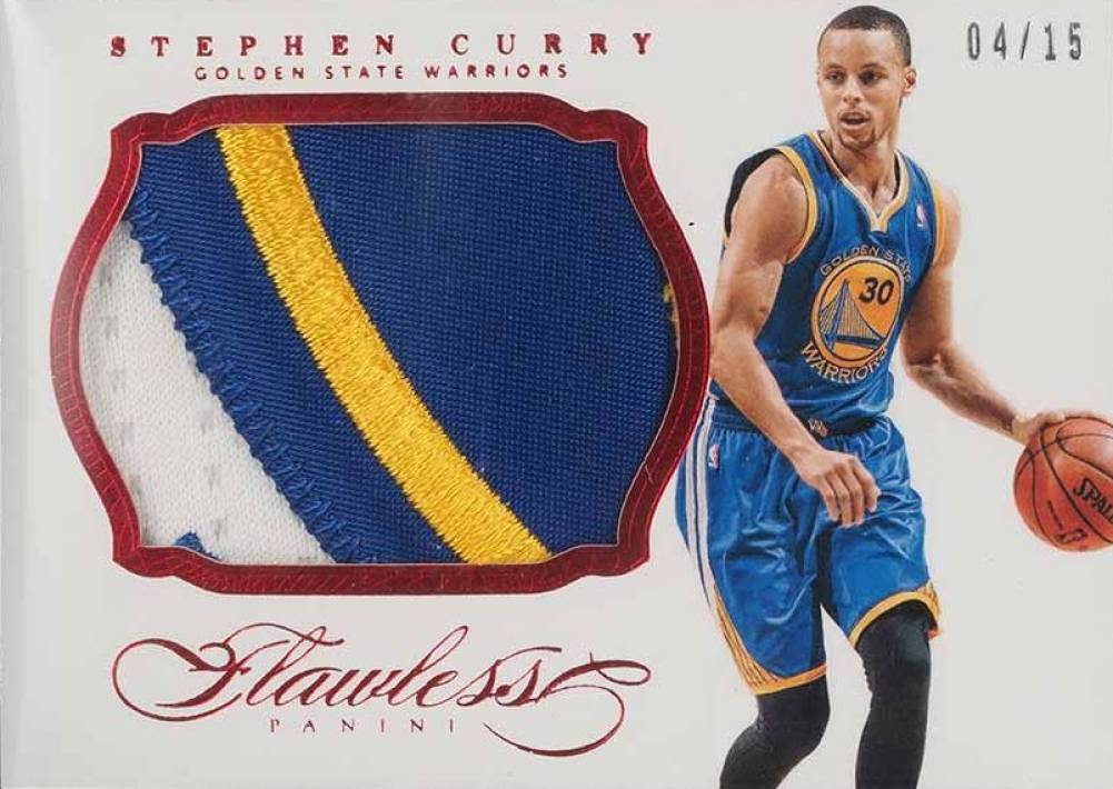 2013 Panini Flawless Patches Stephen Curry #42 Basketball Card