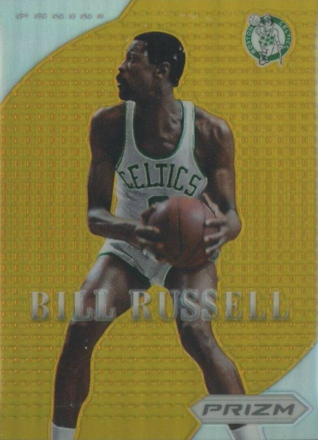 2012 Panini Prizm Most Valuable Players Bill Russell #24 Basketball Card