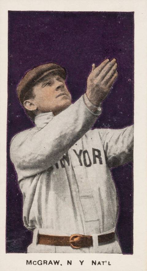 1911 George Close Candy McGraw, N.Y., Nat'l # Baseball Card