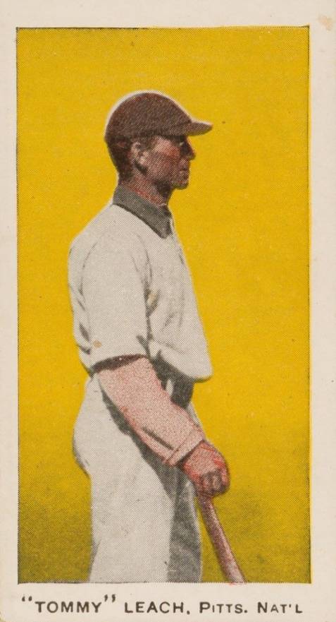 1911 George Close Candy Tommy Leach, Pitts. Nat'l # Baseball Card