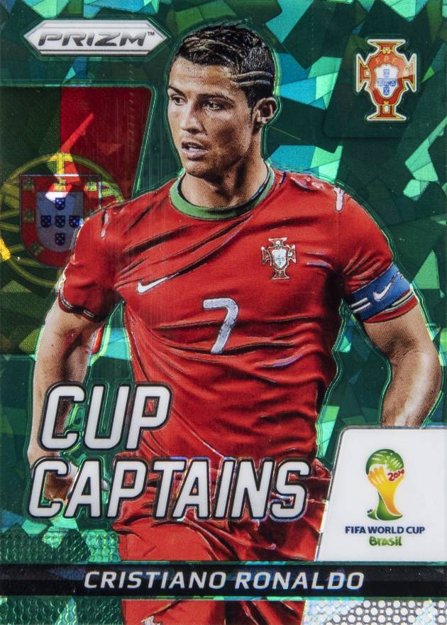 2014 Panini Prizm World Cup Cup Captains Cristiano Ronaldo #5 Soccer Card