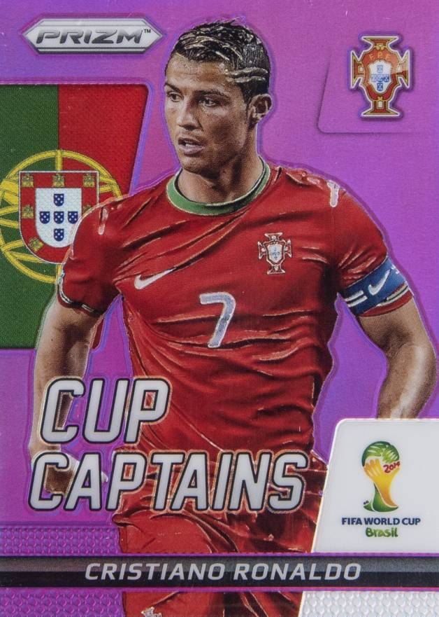 2014 Panini Prizm World Cup Cup Captains Cristiano Ronaldo #5 Soccer Card