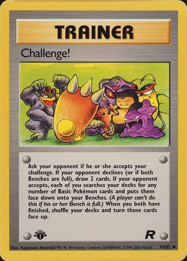 2000 Pokemon Rocket Challenge! #74 TCG Card
