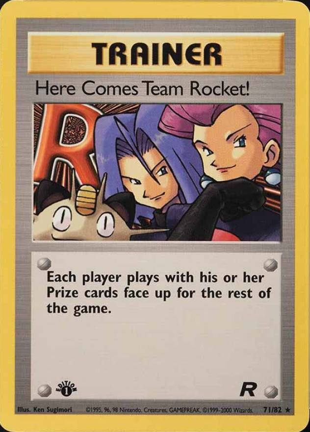 2000 Pokemon Rocket Here Comes Team Rocket! #71 TCG Card