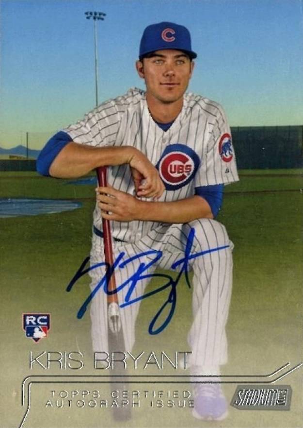 2015 Stadium Club Autograph Kris Bryant #SCAKB Baseball Card