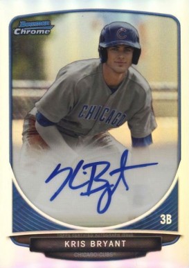 2013 Bowman Chrome Draft Picks & Prospects Autographs Kris Bryant #BCAKB Baseball Card