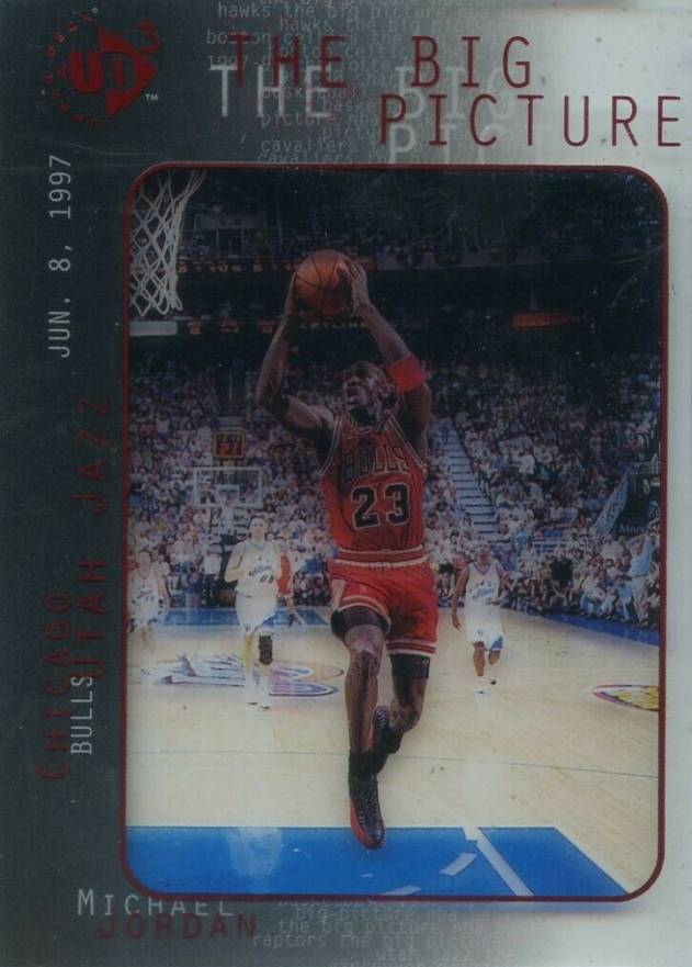 1997 UD3 Michael Jordan #45 Basketball Card