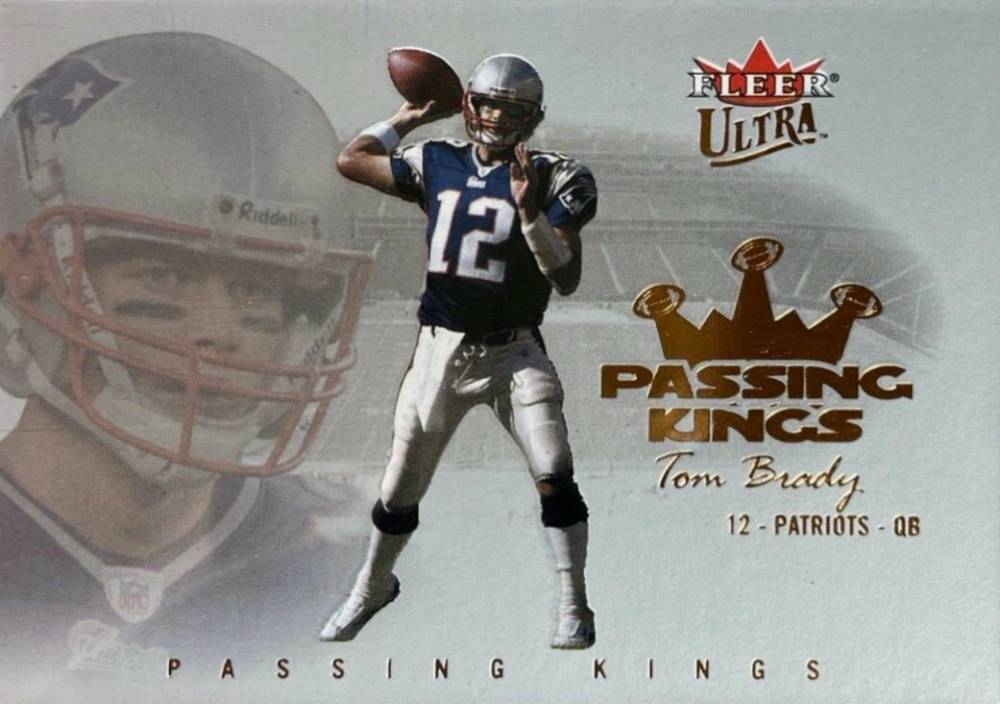 2004 Ultra Passing Kings Tom Brady #6 Football Card