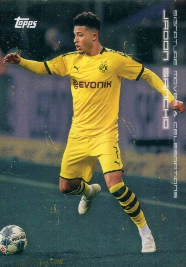 2020 Topps X BVB Borussia Dortmund Jadon Sancho #35 Soccer Card