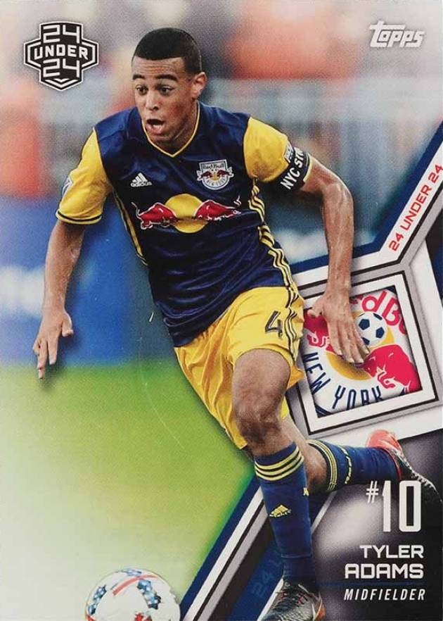 2018 Topps MLS 24 Under 24 Tyler Adams #163 Soccer Card