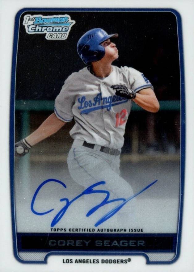 2012 Bowman Chrome Draft Picks & Prospects Autograph Corey Seager #BCACS Baseball Card