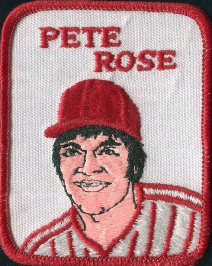 1978 Penn Emblem Co. Baseball Player Patches Pete Rose # Baseball Card